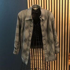 Grey and black blazer. Sz Medium